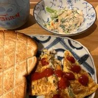 ひじき煮でスパニッシュオムレツ| なつこいっきママさん