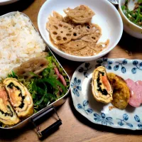 蓮根金平弁当|さおりさん