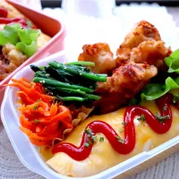 オムチャーハン弁当