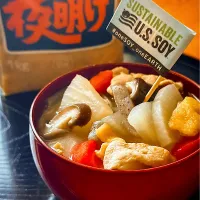 麦味噌でほっこり具だくさん豚汁🍲🐷💭