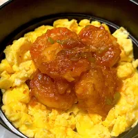 12/9エビチリ弁当🦐|みっこちゃんさん