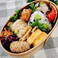 ✾おむすび2種ジャンボ焼売弁当✾|✾Julie✾さん