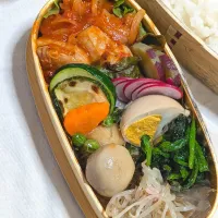 本日のお弁当〜チキンのトマトソース煮弁当|f.1125beさん