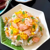 鮭とたまごのちらし寿司|ともさん