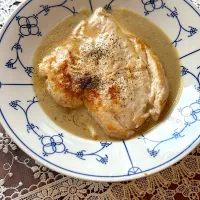 鶏むね肉の塩麹焼き　豆乳さつまいもクリーム|チイホ✨さん