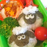 娘幼稚園弁当★ひつじのショーン|はゆさん