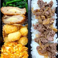 焼肉弁当🍱|あーやーさん