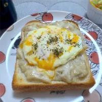 クロックマダム風トースト|morimi32さん