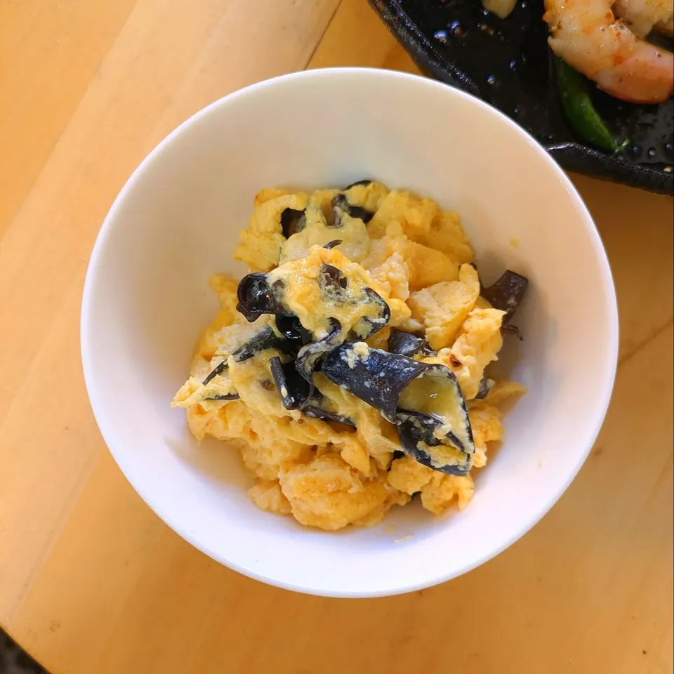 卵と黒きくらげの副菜✽アレンジ自在|mi_neneco♪さん