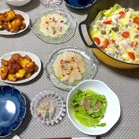 白菜と豚こまのトマトチーズ蒸し| ゆさんさん