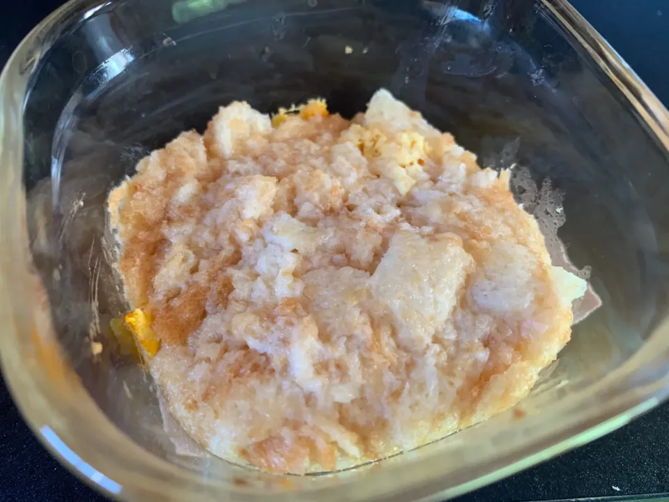 パンの耳でみかんケーキ|そらまめさん