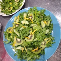 わさび菜のグリーンサラダ|みーみーさん