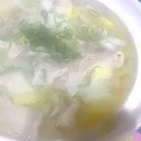 湯気♨️ #夕飯　ポーク白菜鍋|ms903さん