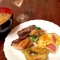 おつまみセットと豚汁|さっちゃんさん