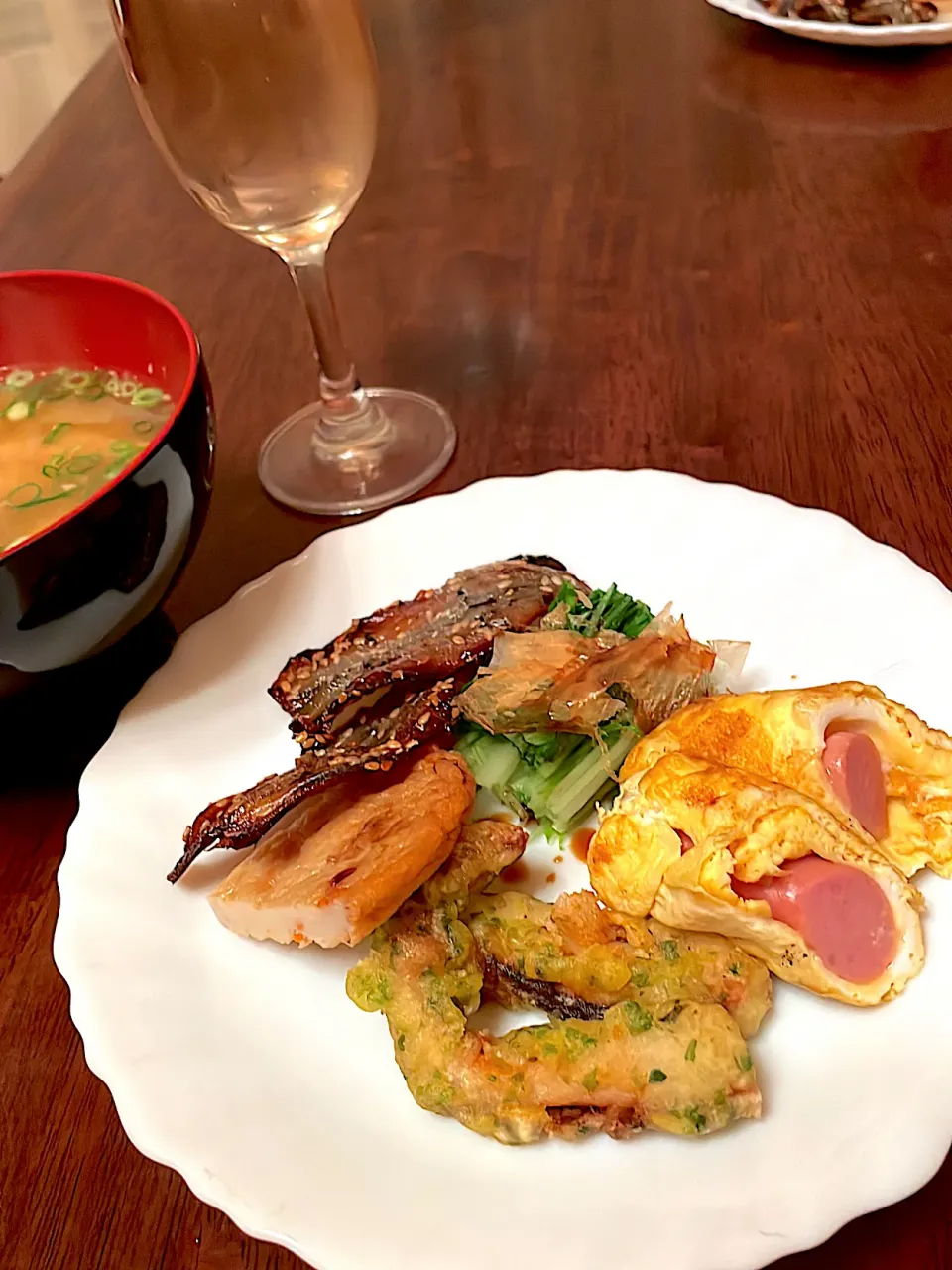 おつまみセットと豚汁|さっちゃんさん