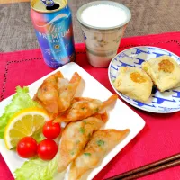 【主菜】えび🦐三角春巻き|シュビラさん