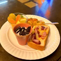 娘の朝ごはんにオレオヨーグルト|かっちゃん杉さん