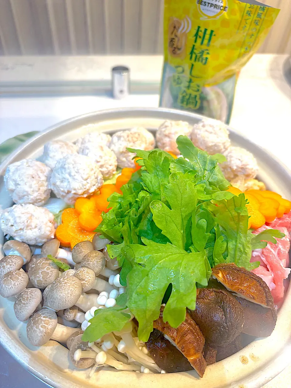 鶏だんご鍋🍲|まりっぺさん