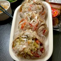 カニ必死で剥いた(^◇^;)💕|ちゃびきゅさん