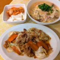 ☆回鍋肉風炒め　☆あんかけ豆腐　☆長芋キムチ| chikakoさん