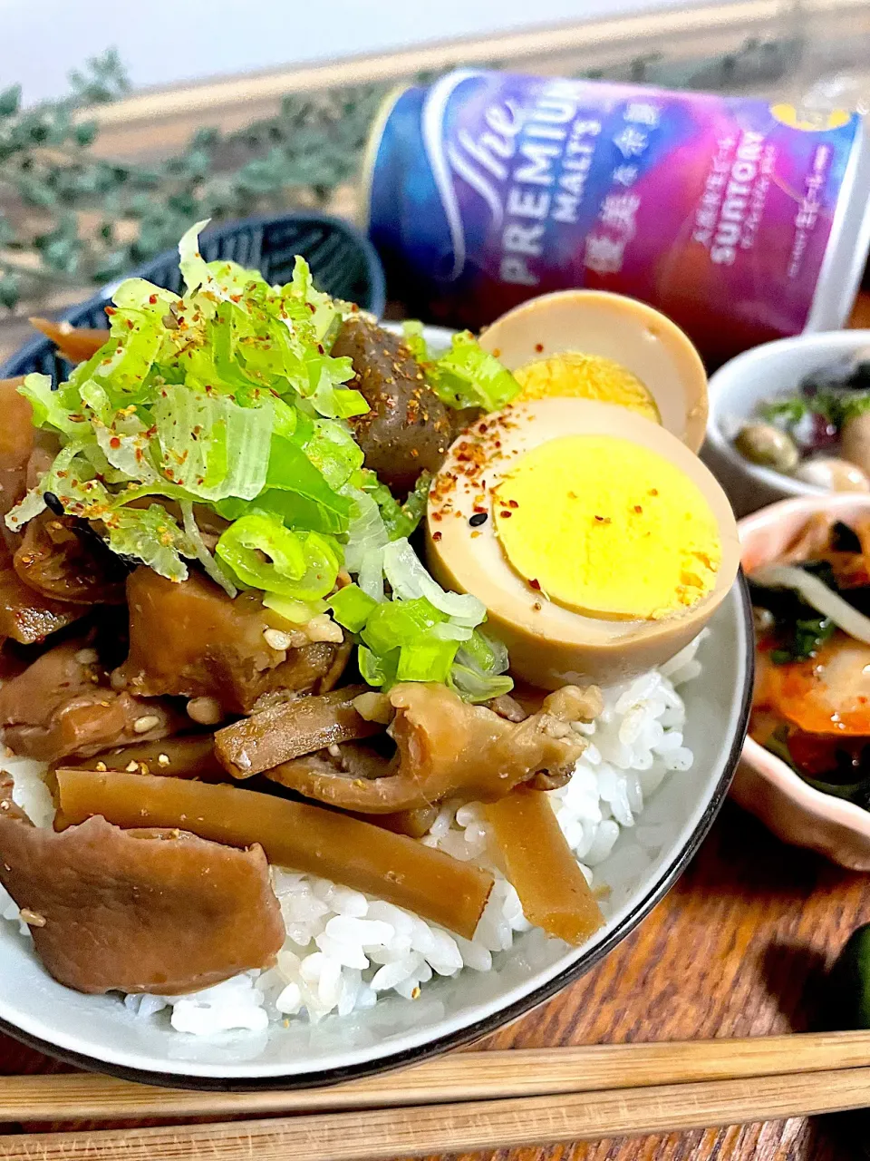 もつ煮込み丼|はるなさん