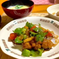 ピーマンだらけの酢豚|ゼニコさん