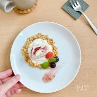 チーズケーキ風スイーツプレート|FIKA789さん