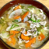 ☆超大盛豚汁|まぁたんさん