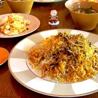 晩ごはん♯チキンビリヤニ|小松菜さん