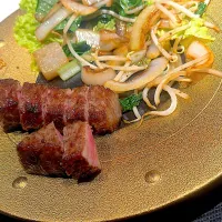 サーロイン🥩とお野菜|msさん