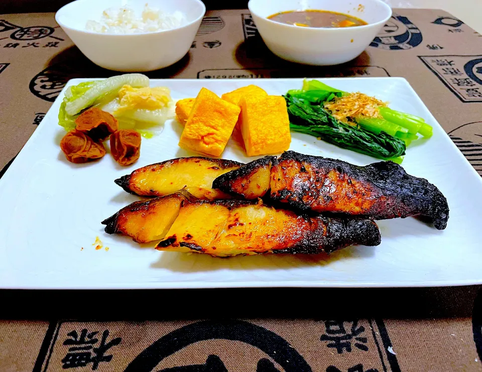 銀ひらすの西京焼き|ももさん