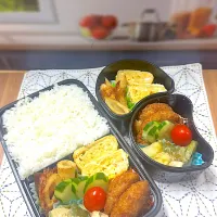 鶏胸肉じゃかいもニンニク炒め弁当|アッキーさん