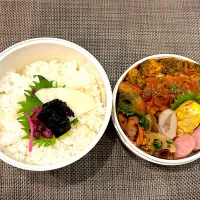 高校生息子のお弁当🍱 ロールキャベツ弁当🍱|Snow10さん