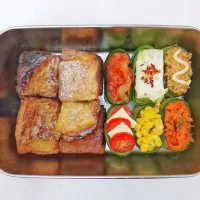 法式吐司+低卡土豆青瓜卷·伪寿司|Yilinさん