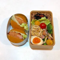 今日のオット弁当と、高３ムスメ弁当。|chi.aさん