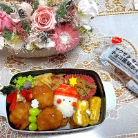 2025.12.10はサンタさん入り唐揚げ弁当⭐️|makoさん