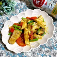 メカジキ🐟と野菜のカレー炒め✨