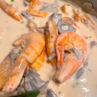 Coconut shrimp with jackfruit|🌺IAnneさん