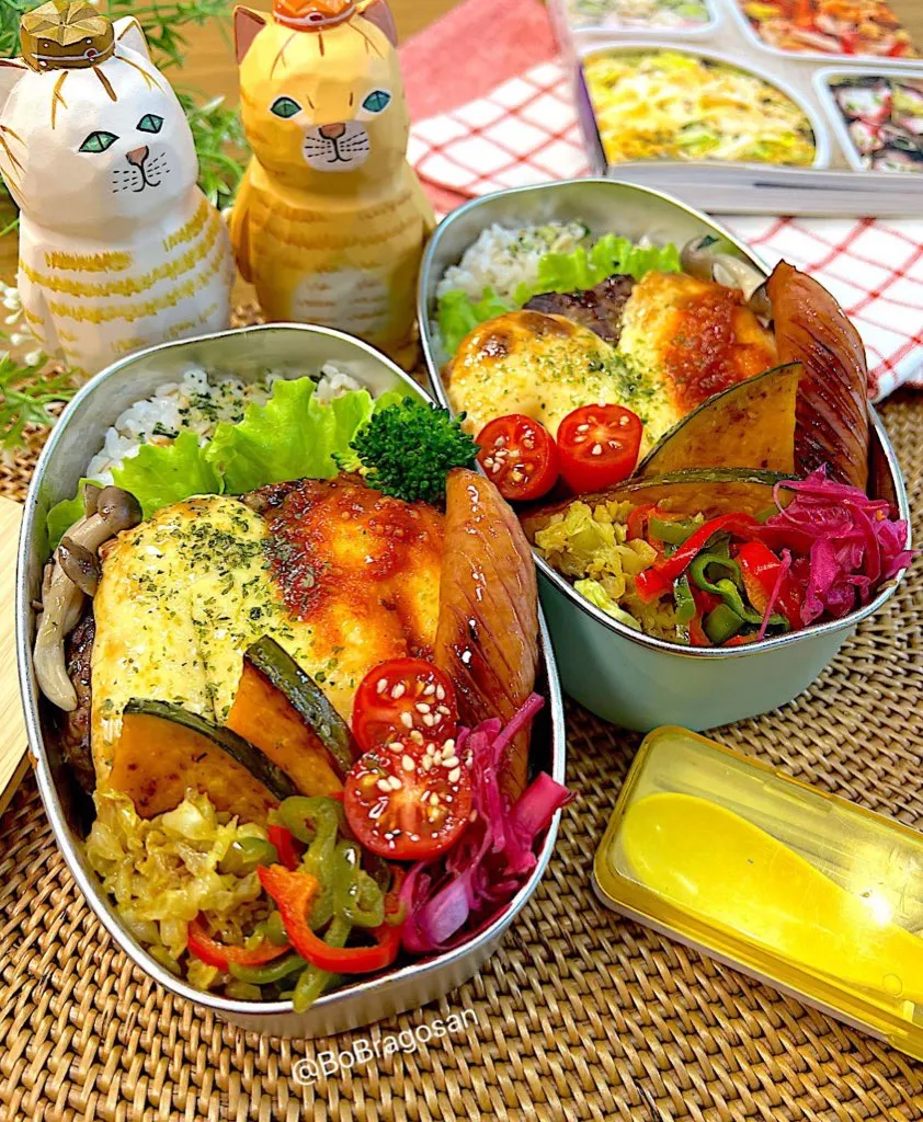 チーズハンバーグ弁当！|ラゴさん。さん