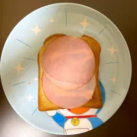 ハムトースト|ばーさんさん