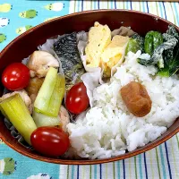 焼きサバ、焼き鳥、玉子焼き🍱|なお🅿️さん