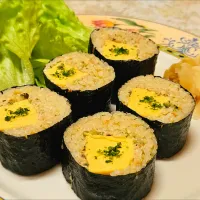 #かに玉子入り太巻き寿司|金井義則さん