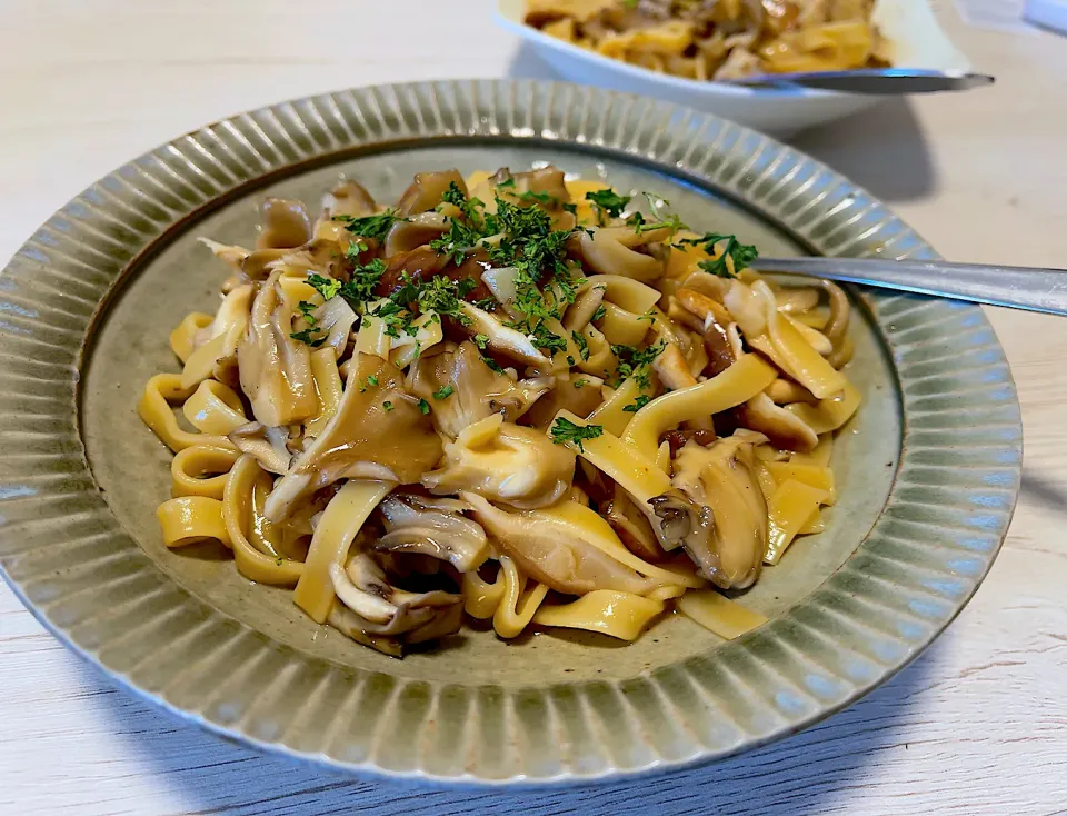 きのこパスタ|もっさんさん