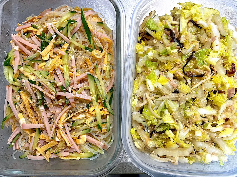 中華春雨サラダと白菜サラダ|Yanさん