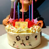 娘作 ねこバースデーケーキ|ふうりんさん