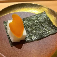 ⑤12月9日・［和食のコース🥰］・お餅とカラスミの海苔巻🙂✨|山勝さん