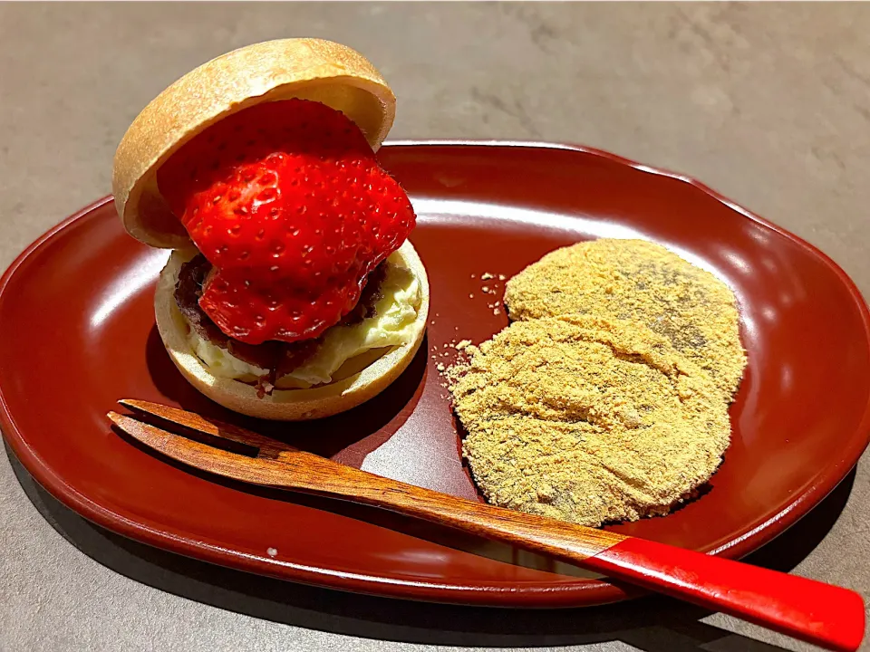 ⑨12月9日・［和食のコース🥰］・イチゴとわらび餅🙂✨|山勝さん