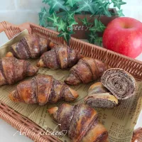 チョコシートでクロワッサン風〜😆🥐|あみさん