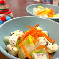 冬野菜のゴルゴンゾーラ&白だし和え| まーまさん