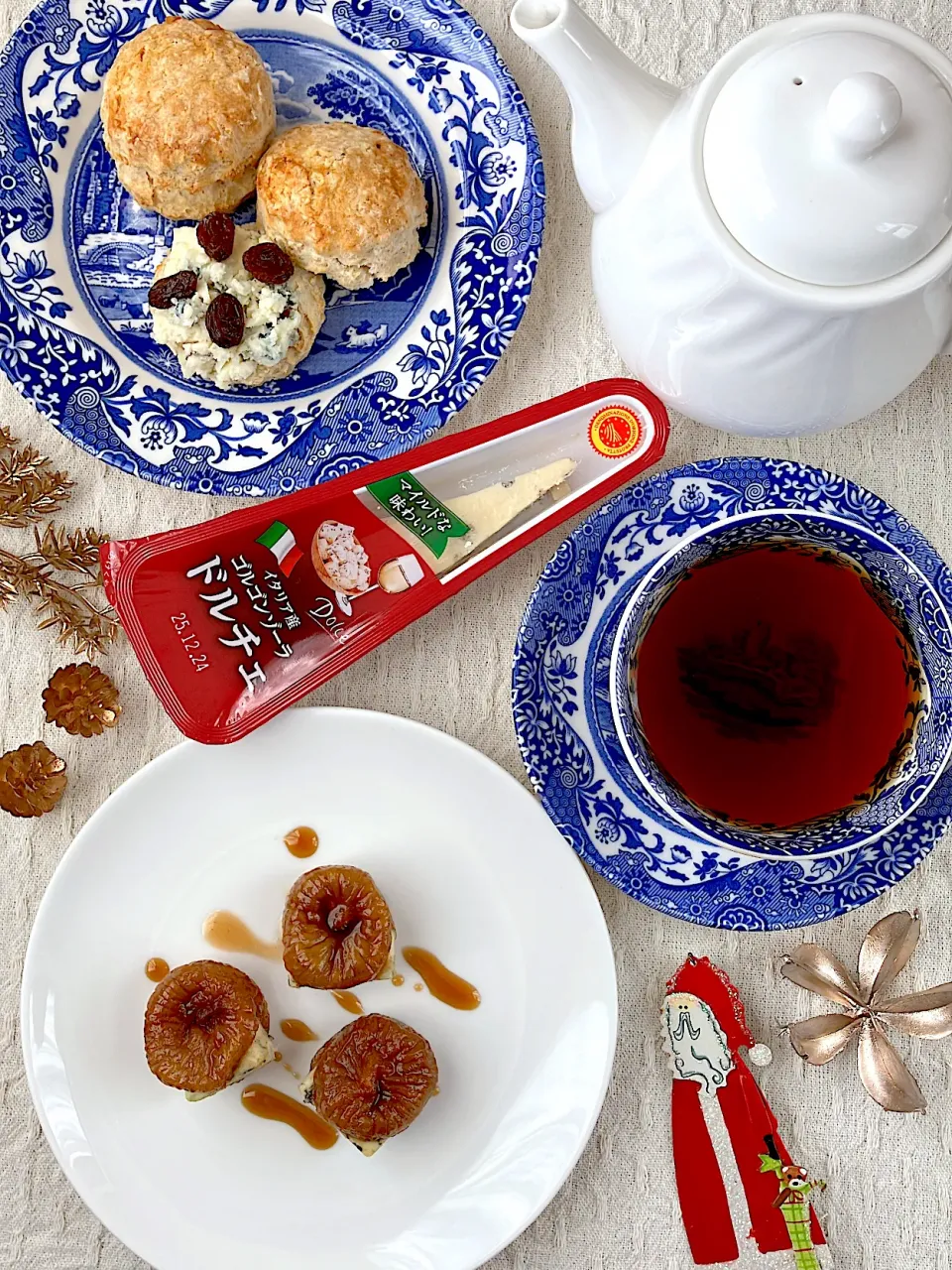 ゴルゴンゾーラ ドルチェで☕️🫖プチアフタヌーンティー♪|紅茶とお菓子と時々ごはんさん